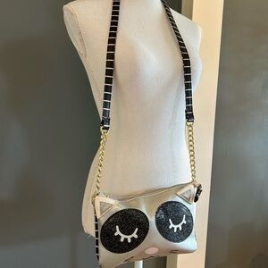 Betsy Johnson Cat Face Bag